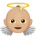苹果系统里的小天使：中等浅肤色emoji表情