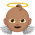 苹果系统里的小天使：中等肤色emoji表情