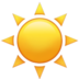 苹果系统里的太阳emoji表情