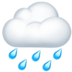 苹果系统里的雨云emoji表情