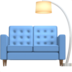 苹果系统里的沙发和灯emoji表情