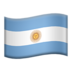 苹果系统里的国旗：阿根廷emoji表情