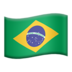 苹果系统里的旗帜：巴西emoji表情