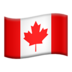 苹果系统里的旗帜：加拿大emoji表情