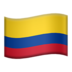 苹果系统里的旗帜：哥伦比亚emoji表情