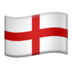 苹果系统里的国旗：英格兰emoji表情