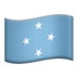 苹果系统里的旗帜：密克罗尼西亚emoji表情
