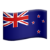 苹果系统里的国旗：新西兰emoji表情