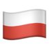 苹果系统里的国旗：波兰emoji表情