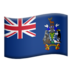 苹果系统里的旗帜：南乔治亚州和南桑威奇群岛emoji表情