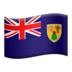 苹果系统里的旗帜：特克斯和凯科斯群岛emoji表情