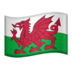 苹果系统里的旗帜：威尔士emoji表情