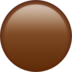 苹果系统里的棕色圆圈emoji表情