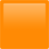 苹果系统里的橙色正方形emoji表情