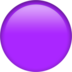 苹果系统里的紫色圆圈emoji表情