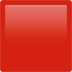 苹果系统里的红色正方形emoji表情