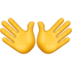 苹果系统里的张开双手emoji表情