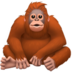 苹果系统里的黑猩猩、红毛猩猩emoji表情
