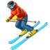 苹果系统里的滑雪者emoji表情