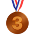 苹果系统里的第三名奖章emoji表情