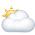 苹果系统里的大云后的太阳emoji表情