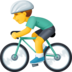 Facebook上的骑自行车emoji表情