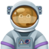 Facebook上的女宇航员：深色肤色emoji表情