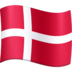Facebook上的国旗：丹麦emoji表情