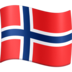 Facebook上的国旗：挪威emoji表情