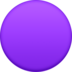 Facebook上的紫色圆圈emoji表情