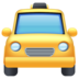 Facebook上的迎面而来的出租车emoji表情