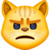Facebook上的撅嘴猫emoji表情