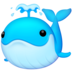 Facebook上的喷水的鲸鱼emoji表情