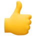 Facebook上的竖起大拇指emoji表情