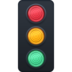 Facebook上的垂直交通灯emoji表情