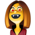 Facebook上的女吸血鬼：中黑肤色emoji表情