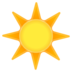 安卓系统里的太阳emoji表情