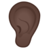 安卓系统里的耳朵：深色肤色emoji表情