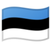 安卓系统里的旗帜：爱沙尼亚emoji表情
