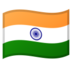 安卓系统里的旗帜：印度emoji表情