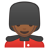 安卓系统里的男警卫：中黑肤色emoji表情