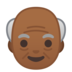 安卓系统里的老人：中黑肤色emoji表情