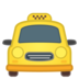 安卓系统里的迎面而来的出租车emoji表情