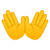 安卓系统里的张开双手emoji表情