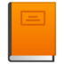 安卓系统里的橙色书籍emoji表情