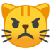 安卓系统里的撅嘴猫emoji表情