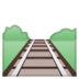 安卓系统里的铁路轨道emoji表情