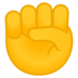 安卓系统里的举起的拳头emoji表情