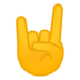 安卓系统里的摇滚标志手emoji表情