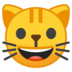 安卓系统里的笑脸猫emoji表情